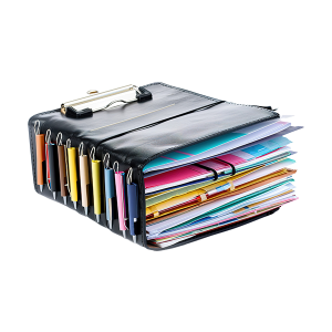 Files rack & pens