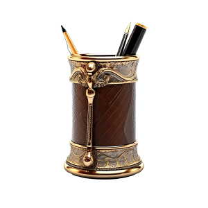 Wooden pen stand
