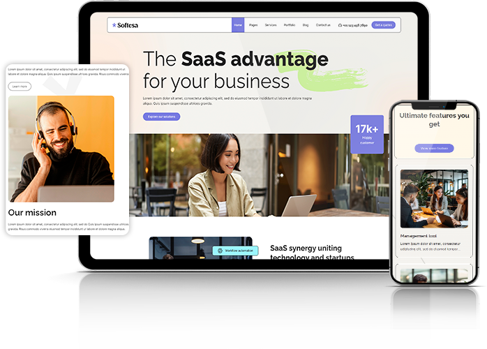 Saas Software Startup Business WordPress Theme